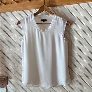 RW&CO. Elegant White Sleeveless Top